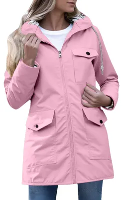Productafbeelding van Waterdichte Dames Trenchcoat met Capuchon