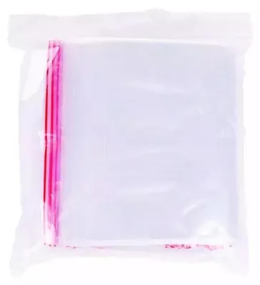 Imagen del producto de Bolsas de plástico transparentes de 160x220 mm con orificio para colgar, paquete de 100 unidades