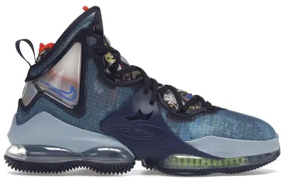 Produktbild von Nike LeBron 19 Fast Food Dutch Blue - EU 44