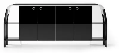 Immagine prodotto di Console in legno nero moderna ed elegante