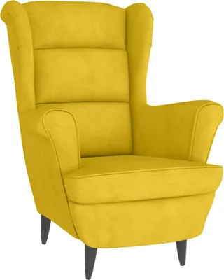Obrázek produktu pro vidaXL Křeslo Mustard Yellow Velvet