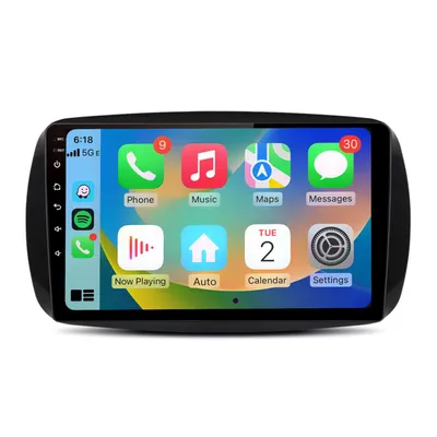 Obrázek produktu pro Android autorádio pro Smart 453 Fortwo Forfour 64 GB CarPlay Android Auto GPS SWC Bluetooth RDS WiFi DSP DAB+ navigace