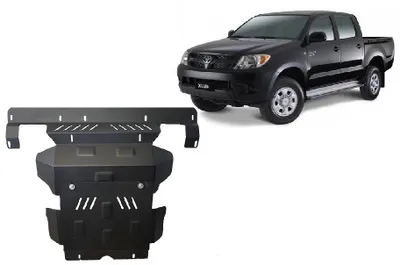 Obrázek produktu pro Ochrana spodku motoru a chladiče z oceli pro Toyota Hilux