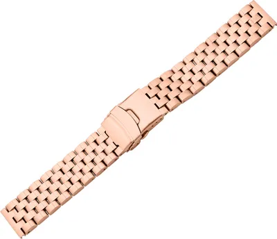 Produktbild von Minott > Uhrenarmband > Edelstahl/PVD matt gebürstet > rosegoldfarben, Stegbreite:22mm