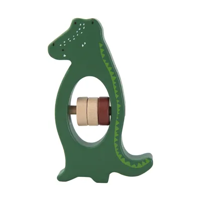 Produktbild von Trixie Holzrassel Babyspielzeug - Mr. CrocodileHolz