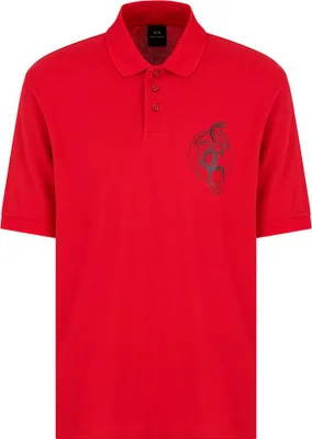 Produktbild von Armani Exchange Xm000215_af10366 Kurzarm-poloshirt Rot M Herren Rot M