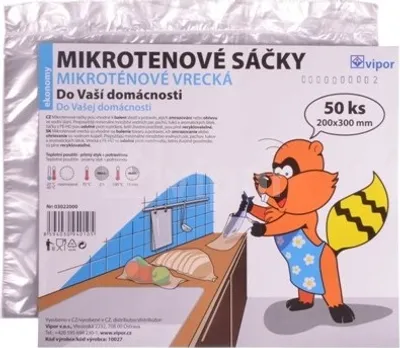 Obrázek produktu pro Sáčky mikrotenové 16x24cm 50ks čiré EKO