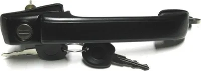 Zdjęcie produktu dla Klamka drzwi LEWA PRZEDNIA zewnętrzna 2x klucz do VW Golf III 3 1991-1998 Vento