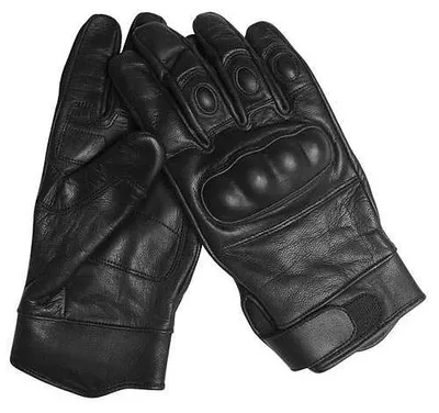 Produktbild von Tactical Gloves Leder Schwarz
