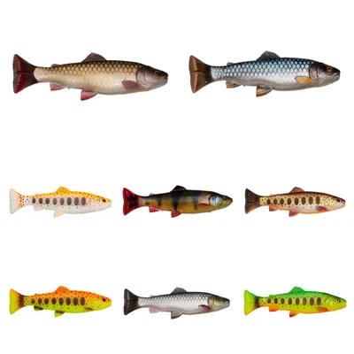 Produktbild von Savage Gear 3D Craft Trout Pulsetail 16cm 53g Golden Albino Gummifisch