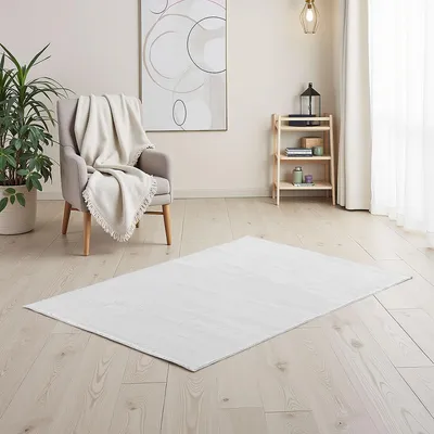 Obrázek produktu pro Homestyle4u, koberec s krátkým vlasem šedý koberec do obývacího pokoje 160x230 cm omyvatelný 3022