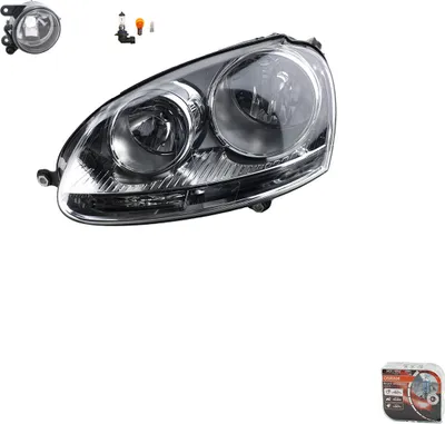 Productafbeelding van Koplampen + Osram Night Breaker Laser, geschikt voor VW Golf V 1K 5M, bouwjaar 10/03-05/09, artikelnummers: 1K6941005R, 1K6941005P, 1K6941005N, 1K6941029P, 1K0941699C.Johns