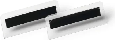 Obrázek produktu pro DURABLE Magnetické pouzdro na etikety HARD COVER 100 x 38 mm, transparentní, 119519, 10 ks