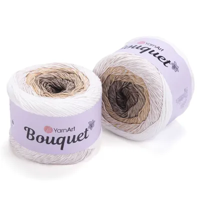 Produktbild von YarnArt Bouquet 707 Ombre Baumwollgarn 250g 500m für Frühling/Sommerprojekte