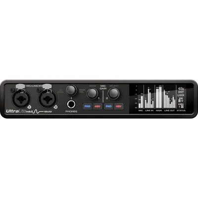 Produktbild von MOTU UltraLite-mk5, Im Rack montiert, TRS, TRS, Schwarz, USB, S/PDIF
