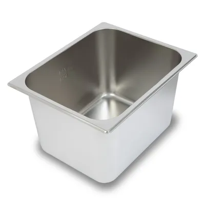 Produktbild von VERTES GN Behälter 1/2 Gastro Norm Gastronorm (Edelstahl, 200mm Tief, Hygienisch, Rostfrei, Kratzfest, Temperaturbeständig von -40° bis +300°C)