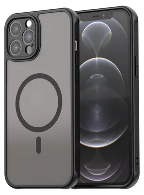 Zdjęcie produktu dla Techsuit – Etui ochronne HaloFrost II MagSafe do iPhone'a 12 Pro – czarne