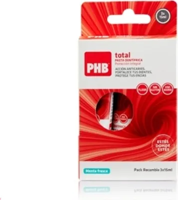 Productafbeelding van Phb Tandpasta 15 ml (Reisverpakking) 3 stuks