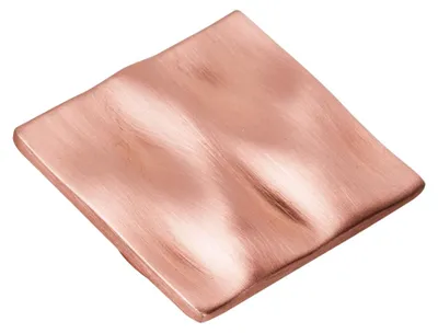 Productafbeelding van Zamak meubelknop, diameter 40x40 mm, satijnkoper, set van 12 stuks