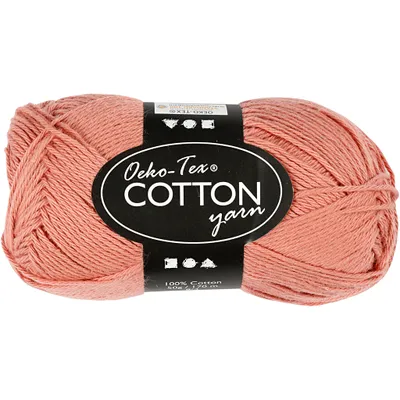 Produktbild von Baumwollgarn Antique Pink 50gr, 170 m