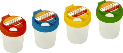 Produktbild von Brunnen Wasserbecher (mit Deckel, Höhe 9 cm, Durchmesser 8 cm) sortiert 1048899