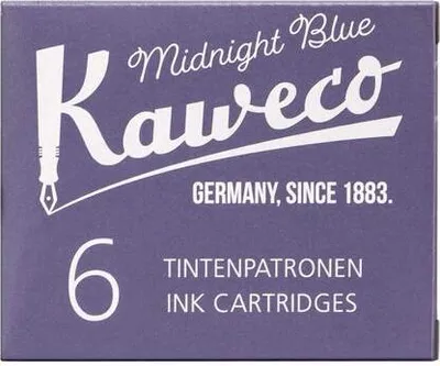 A box of Kaweco ink cartridges.