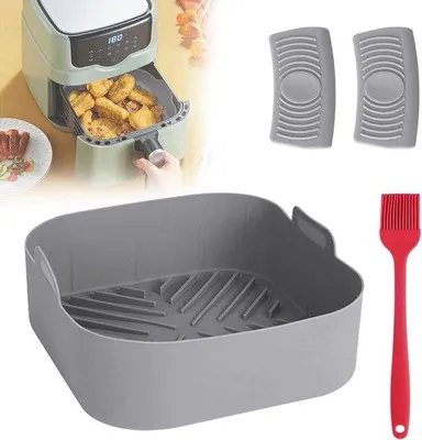 Produktbild von Famanu Silikonformen für Heißluftfritteuse - langlebig - hitzebeständig