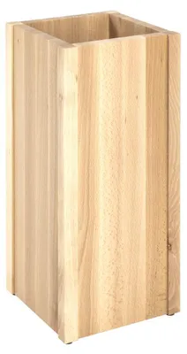 Schirmständer Buchenholz Massivholz B 20 x H 45 x T 20 cm