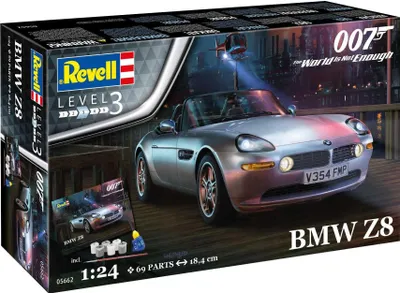 Produktbild von Geschenk-Set James Bond 05662 - "Die Welt ist nicht genug" BMW Z8 (1:24)