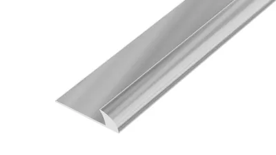 Obrázek produktu pro AP46 lemovací lišta obloučková ACARA, hliník elox stříbro, 3 mm, 2,7 m
