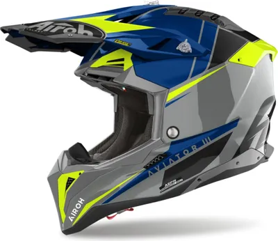 Zdjęcie produktu dla přilba AVIATOR 3 Push, AIROH (modrá, vel. XL) 2025