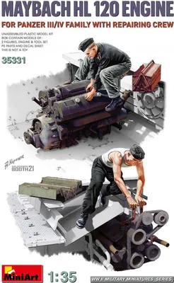 Productafbeelding van MiniArt 1:35 Figuur: Pz-Meachniker (2), Maybach HL120