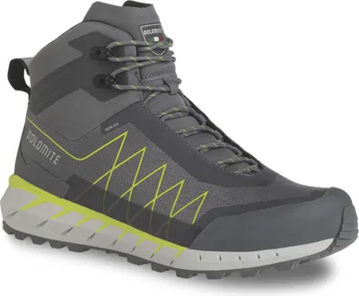 Zdjęcie produktu dla DOLOMITE CRODA NERA HI GTX SHOE, Kolor:Gunmetal Grey/Lime Green, Rozmiar buta:UK 8 EU 42