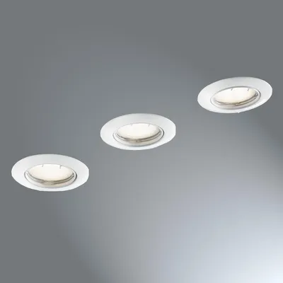 Produktbild von Philips myLiving Einbauspot 597433116, Einbaustrahler, GU10, 3 Glühbirne(n), Fluoreszierend, 2700 K, Weiß