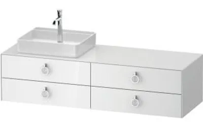 Produktbild von DURAVIT WT4995L85850010 Konsolen-WTU wh White Tulip 550x1600x