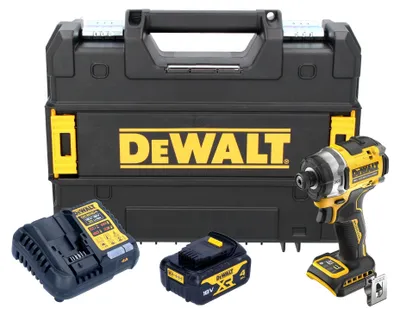 Immagine prodotto di Avvitatore a impulsi a batteria DeWalt DCF 860 M1T 18 V 282 Nm 1/4" brushless + 1x batteria ricaricabile 4,0 Ah + caricabatterie + TSTAK