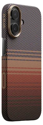 Obrázok produktu pre Pitaka Ultra Slim iPhone 17 case - Kompatibilné s MagSafe - Ovládacie tlačidlo fotoaparátu odolné proti poškriabaniu - Vyrobené z vesmírneho aramidového vlákna