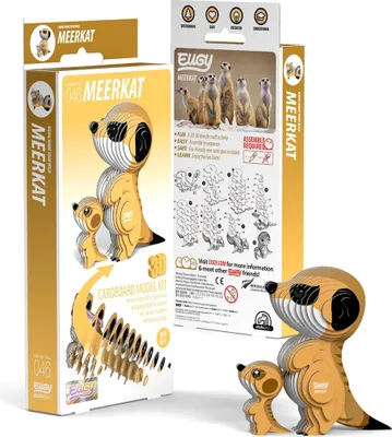 Produktbild von EUGY - 3D Bastelset Erdmännchen