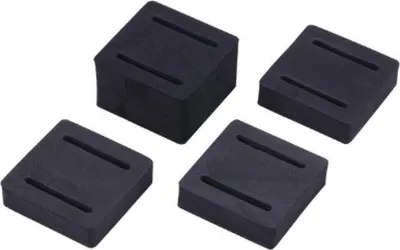 Image de Jeu d'entretoises en mousse avant Fellow/BarrelPack (2 x 25 mm, 3 x 9 mm) 2 x 25 mm, 3 x 9 mm noir
