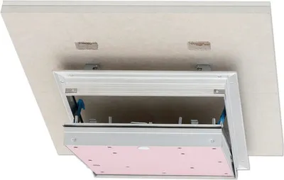 Produktbild von Revisionsklappe Alumatic Safe 90 für Brandschutzdeke F/EI90 mit Gipskartoneinlage GKF 2 x 20 mm 430 mm x 650 mm