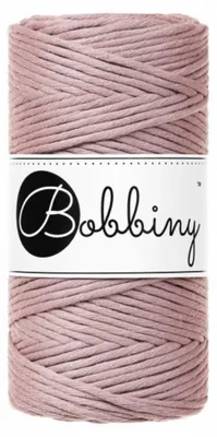 Produktbild von Bobbiny Macrame Cord 3 mm 100 m Mauve Schnur