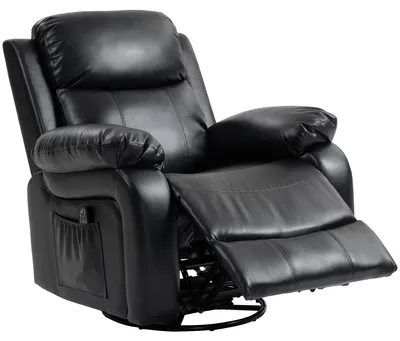 Produktbild von HOMCOM Massagesessel Drehbarer Relaxsessel mit 8 Vibrationsköpfen, Liegefunktion