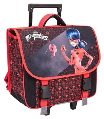 Imagen del producto de Mochila con ruedas para niñas, 41 x 35 x 15 cm
