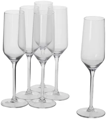 Produktbild von alpina Sektgläser - 220 Milliliter - 6 Stück – Transparent