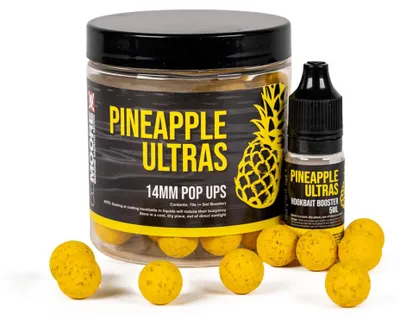 Productafbeelding van CC Moore Pineapple Ultras Pop-ups 14mm - 50g boilies + 5ml lokstof