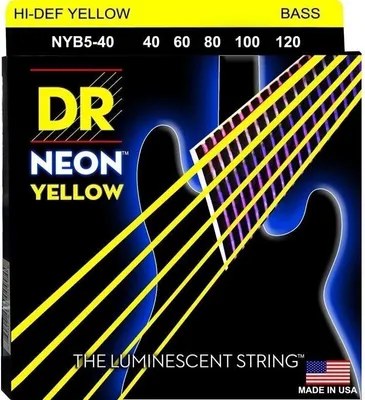 Produktbild von DR Strings NYB5-40 Saiten für 5-saitigen E-Bass, Saiten für 5-Saiter E-Bass