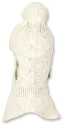 Produktbild von Sterntaler Baby - Mädchen Schalmütze Kleinkinder Schalmütze Bommel Strick, beige