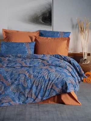 Produktbild von L'Essentiel Linge de Maison, Tedric - Cinnamon, Ranforce Einzelbettbezug-Set (FR), Zimt, 100 % BAUMWOLLE RANFORCE, 140 x 200 cm
