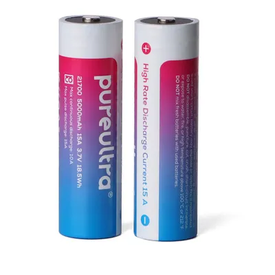 Obrázok produktu pre 21700 5000 – 6000 mAh 3,7 V lítium-iónová batéria | Integrovaná ochranná obvodová schéma | 12 – 15 A vysoký odber