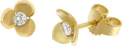 GLIZZ GL8318 Damen-Ohrringe Gold 333/8K Zirkonia Ohrstecker 1